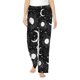 thumbnail image 1 of Balery Crescent and Stars Pantalones de pijama para mujer, pijamas ultraligeros, pantalones de estar por casa-3X-Large, 1 of 6