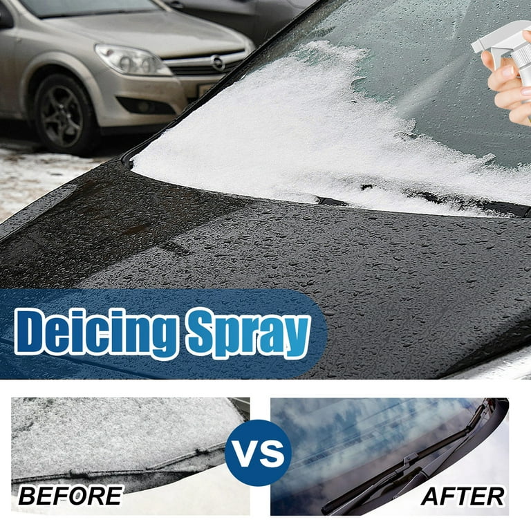 60ml Auto Windshield Deicing Spray Pet-Friendly Ice Remover Melting Spray  Fast Removing Snow Ice Frost Spray – the best products in the Joom Geek  online store