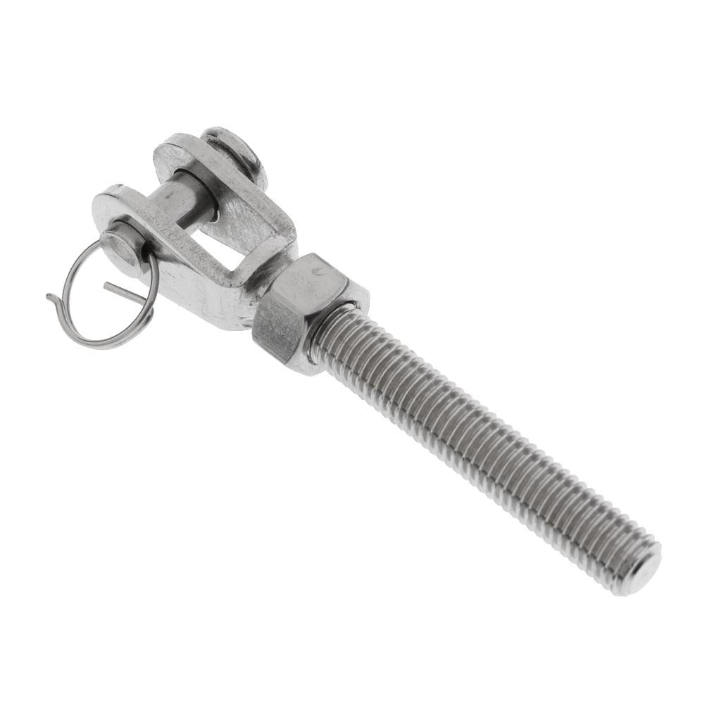 Bottle Turnbuckle Screw Jaw Open Bolt with Nut Connections for Marine Sailing 