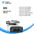 thumbnail image 5 of 58X Toner Cartridge CF258X Black (NO-chip) 2-Pack Compatible for HP 58X 58A CF258X CF258A LaserJet Pro M404 M404n M404dn M404dw LaserJet Pro MFP M428 M428dw M428fdn M428fdw Printer Ink, 5 of 12