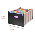 Office Folders Accordian File Organizer Pockets Expanding File Folders
