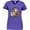 Purple, variant on Inktastic I Love My Farm with Happy Farm Animals Women's V-Neck T-Shirt