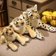thumbnail image 4 of Juguetes de peluche de simulación de león, tigre y leopardo de 39 a 58 cm, decoración del hogar, muñecos de peluche lindos, suaves y reales, como una almohada para regalo de niños, 4 of 5
