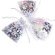 thumbnail image 3 of 10 bolsas de regalo de organza con cordón, color rosa, ideales para bodas, fiestas y festivales., 3 of 4
