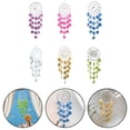 thumbnail image 2 of Sensational Soundscape Serene shell wind chimes adorned with For Crystal stones, 2 of 5