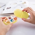 thumbnail image 2 of ‌Portable One Week VC Box with Candy Color‌ - Six Space Sealing Design, Ideal for Travel & Daily Use, Made of Safe & Odorless Plastic, Available in Orange, Yellow, Green, Blue, Sky Blue Colors, 2 of 6