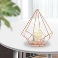 thumbnail image 2 of Candelabro geométrico para velas de té de oficina Diamante, 2 of 9