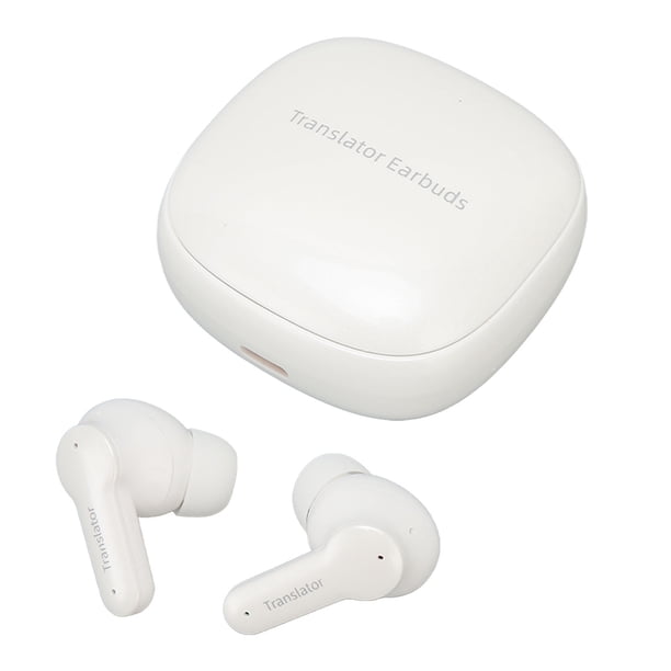 Auriculares De Traductor, Auriculares De Traducción De Idiomas Modos Duales Admite 74 Idiomas 70 Acentos Baja Latencia Traducción En Tiempo Real Sonido Estéreo De Alta Fidelidad