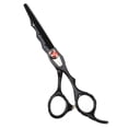 thumbnail image 1 of Tijeras de corte de Cabello Unique Bargains Negras Acero Inoxidable 0.91'x0.67', 1 of 7