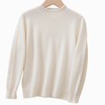thumbnail image 3 of Afuyipoi Kids Mock Neck Pullover Sweater for Boys Girls Size 1-13Y Soft Comfort Layering Top White Size 2T, 3 of 6