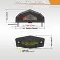 thumbnail image 4 of Motorcycle Modification Accessories Integrated LED Tail light with Turn Signal License Plate Light Dynamic Breathing Running Light, 4 of 6