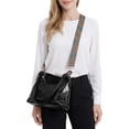 thumbnail image 2 of PULLIMORE Shoulder Bag for Women Vintage PU Leather Crossbody Bags Small Hobo Purse Clutch Tote Handbags with Detachable Ajustable Wide Strap, Black, 2 of 8