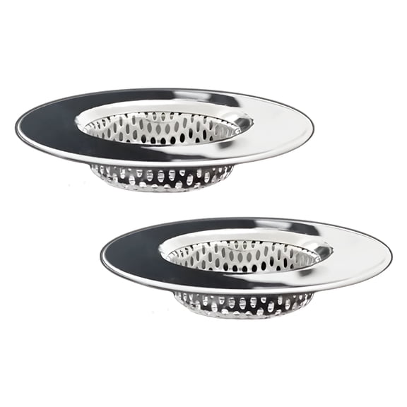 ACDANC 2PCS Bathtub Drain Strainers,Shower Hair Catcher,Stainless Steel Cover,Fit for 1.75"