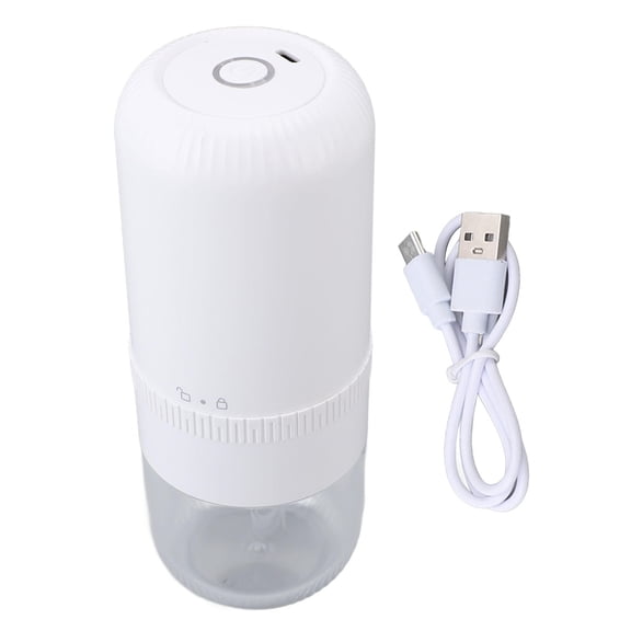 Suodoka USB‑Powered Cordless Electric Coffee Bean Grinder – Adjustable Coarseness, Multifunctional for Coffee & Nuts, White