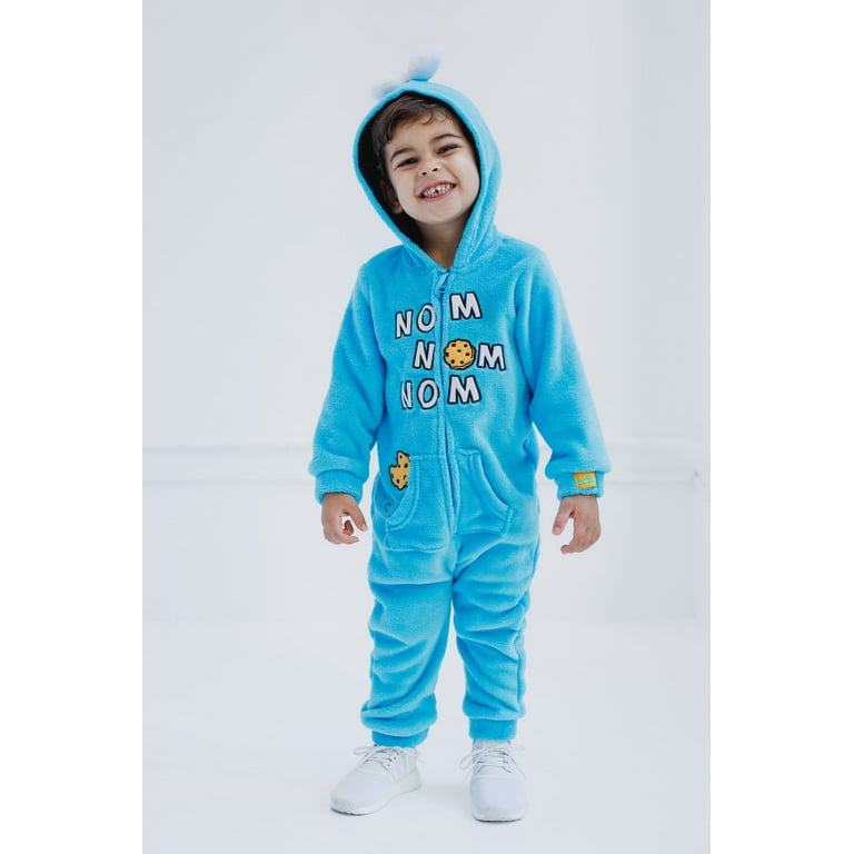 Sesame Street Cookie Monster Toddler Fleece Costume Sesame Street Cookie Monster Toddler Fleece Costume