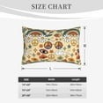 thumbnail image 6 of Fotbe Mushrooms And Rainbows Peace Pillow Cases - Envelope Closure - Luxury, Extra Soft, Cooling Pillow Covers - Wrinkle, Fade, Stain Resistant-20"x30", 6 of 9