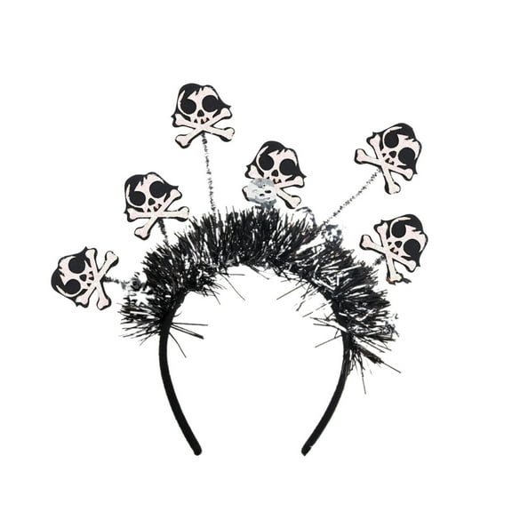 AJKSFHIU 2024 Halloween Decorations,Halloween Headbands for Women,Girls Halloween Headband,Day Of The Dead Hair Hoop Headband,Halloween Hair Bands Party Decoration Radial Headpieces