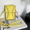 thumbnail image 3 of Guardurnaity Bolsos, Bolsos de Mujer, Bolsos de Hombro, Bolsos Tote Reutilizables, Tela Suave e Impermeable, Adecuados para Niños, Hombres, Mochilas amarillo fluorescente 12*19*3 cm, 3 of 6