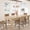 Light oak color, variant on Dining Table for 6-8, Wood Kitchen Table with Edge Trim, Large Rectangular Dinner Table for Dining Room Home Office Living Room (Only Table)