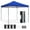 Blue, variant on HLL 8x8 Pop Up Canopy Easy Set-up Tent, Portable Outdoor Canopy Instant Tent, Commercial Gazebo with Wheeled Carry Bag & 4 Sandbags for Home, Party & Outdoor Activities, Black
