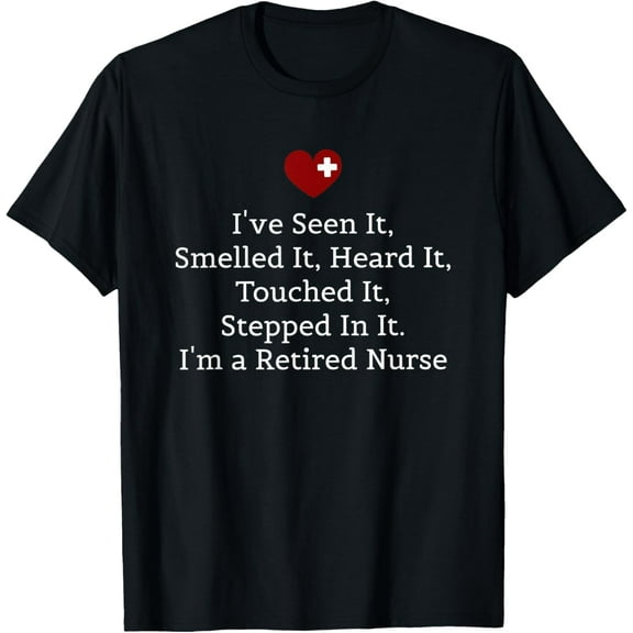 Funny Nurse Retirement Shirt, Retired Nurse T Shirt Gifts T-ShirtMen's and women's pure cotton short-sleeved shirts