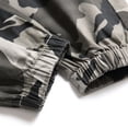 thumbnail image 4 of LYMAYTER 6-17Y Kids Elastic Waist Cargo Camo Pants Casual Outdoor Joggers Hiking Bottom Pants, 4 of 8