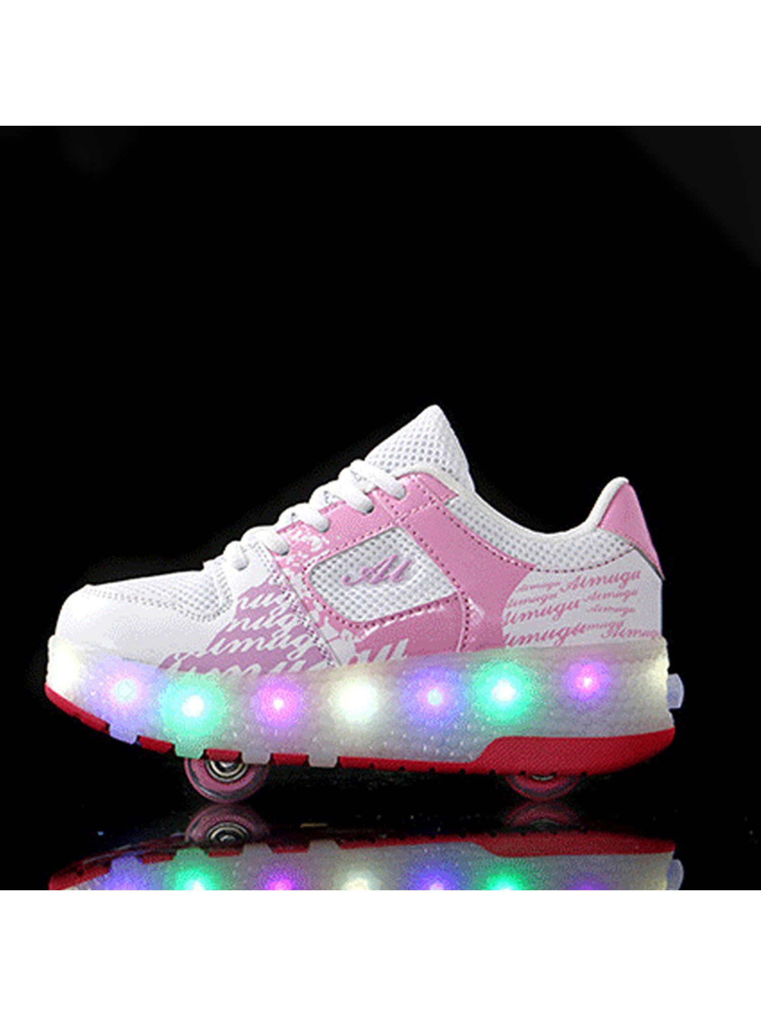 ontploffen gastvrouw pot Audeban Kids LED Luminous Shoes Children Boys Girls Light Up Sneakers  Trainers Shoes - Walmart.com