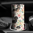 thumbnail image 3 of 20oz Dachshund and Flower Skinny Tumblers Stainless Steel Tumbler with Lid and Straw,Vacuum Insulated Double Wall Travel Tumbler Cups with Cleaning Brush for Coffee,Tea, 3 of 6