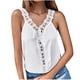 thumbnail image 1 of Mujeres damas sólido sin mangas con cuello en v pulóver chaleco de encaje camisetas sin mangas camisas blusa Fridja qr5147, 1 of 9