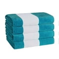 thumbnail image 2 of BNM Cabana Stripes Beach Towel, 34 x 64, Set of 4, Turquoise, 2 of 7