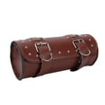 thumbnail image 1 of Bolsa de herramientas para motocicleta, cuero Artificial, suficiente espacio, almacenamiento de equipaje duradero Universal, color marrón, 1 of 12
