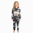 thumbnail image 4 of CAUYDY Boys Girls Halloween Pajamas Pumpkin Print Pjs Toddler 2 Piece Ghost Sleepwear Kids Holiday Clothes Set,4Y, 4 of 8