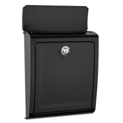 Architectural Mailboxes Sienna Locking Wall Mount Mailbox, Black, Medium