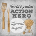 thumbnail image 2 of Perrenoud, Aubree 20x20 Gold Ornate Wood Framed with Double Matting Museum Art Print Titled - Licensed to Grill, 2 of 4