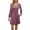 Red, variant on MIUOWANP Casual Dresses for Women Women's Solid Color Long Sleeve Closed Temperament Dress
