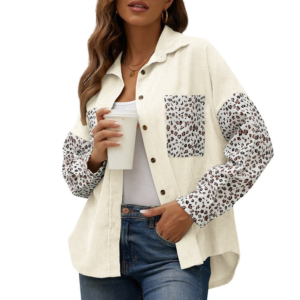 Contrasting Denim Jacket Oversized 