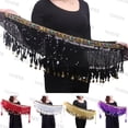 thumbnail image 2 of XIHERB Belly Dance Belt Borlas Falda Bailarina De Lentejuelas, 2 of 4