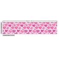 thumbnail image 2 of Ambesonne Valentines Fabric by the Yard Upholstery, Pink Romantic Motifs, 2 Yards, Hot Pink White, 2 of 4