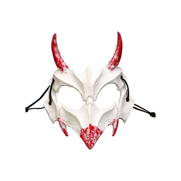 Máscara de Terror TBKOMH para Pascua Halloween Decoración Facial