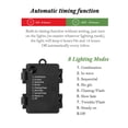 thumbnail image 3 of Yartaka 3 ft 8 Mode Pre-lit Artificial Mini Christmas Tree with Lighting Snowman Base, Green, 3 of 8