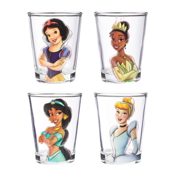 Minigafas plateadas Buffalo Disney Princess, 45 ml, paquete de 4