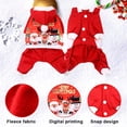 thumbnail image 4 of Ropa navideña para perros con capucha, ropa navideña para mascotas, abrigo navideño JAMW Sencillez, 4 of 5