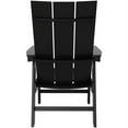 thumbnail image 4 of Shoreside Modern Curveback Adirondack Plastic Dining Chair, 4 of 9