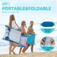 thumbnail image 4 of #WEJOY Face Down Folding Chaise, 5-Position Adjustable Portable Tanning Chair with Face Arm Hole, Beach Lounge Chair with Removable Pillow, Folding Camping Cot Bed Lawn Camping Pool, 4 of 8