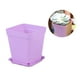 thumbnail image 5 of EeaseMX 6 macetas gruesas cuadradas de plástico para suculentas (cada una incluye 3 cuencos pequeños morados y una bandeja inferior morada)., 5 of 7