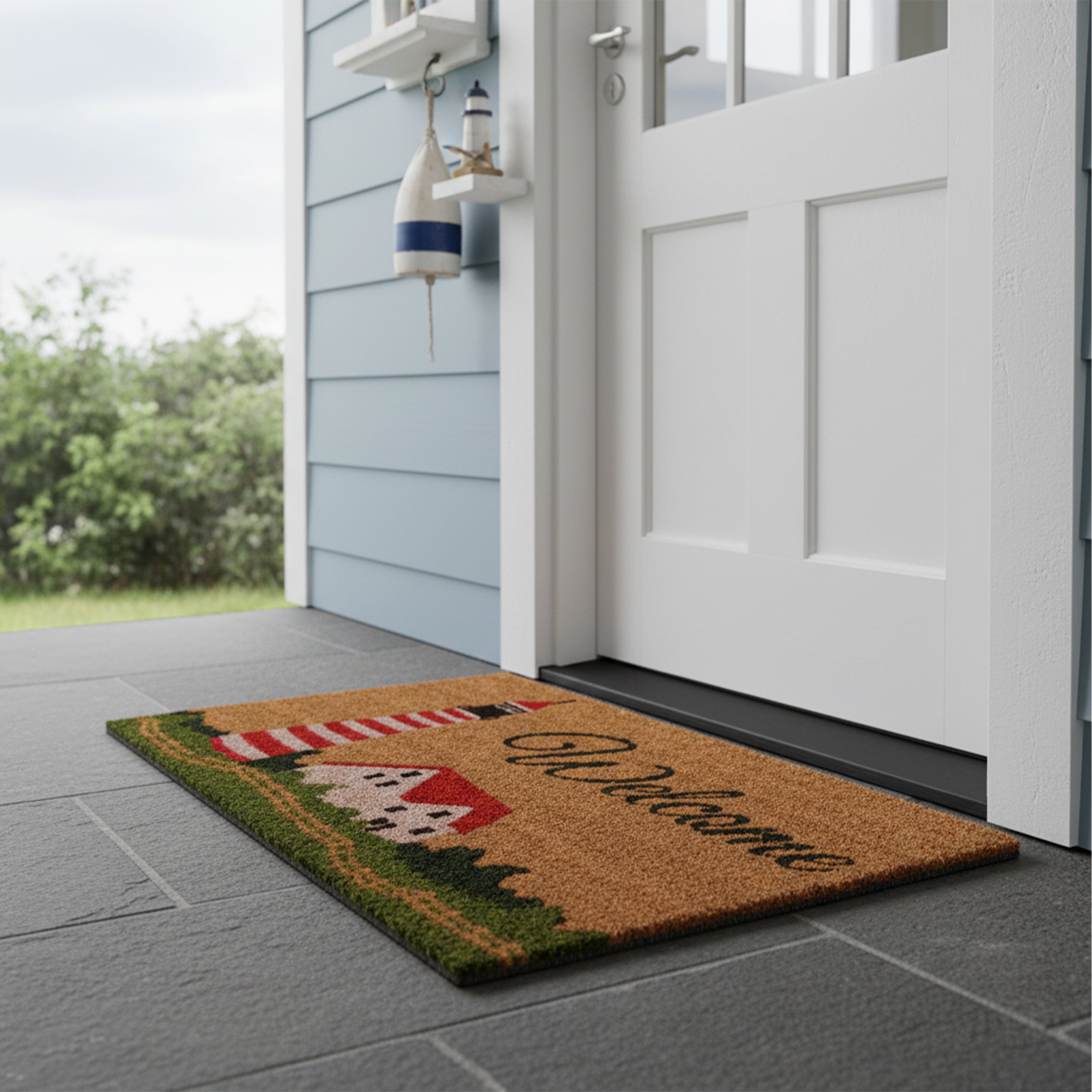 Calloway Mills Harbor Welcome Outdoor Doormat