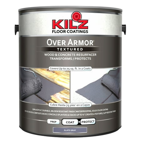 KILZ Over Armor Wood/Concrete Coating, 1 gallon - Walmart.com