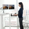 thumbnail image 7 of MAX SMART Clamp Under Desk Adjustable Height Keyboard Tray (Black), 7 of 7