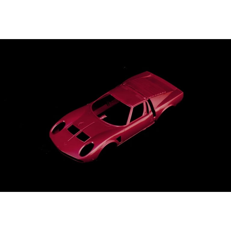 Tomica Limited Vintage (TLV) Lamborghini Miura S 1/64 Scale Diecast Model - Gold Color, Opening Hoods