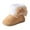 Z2-Khaki, variant on newwalpole Warm Furry Baby Boots, 2025 New Warm Cozy Fleece Baby Booties, Winter Snow Anti-Slip Soft Sole Warm Sock Shoes Pink for Size 5